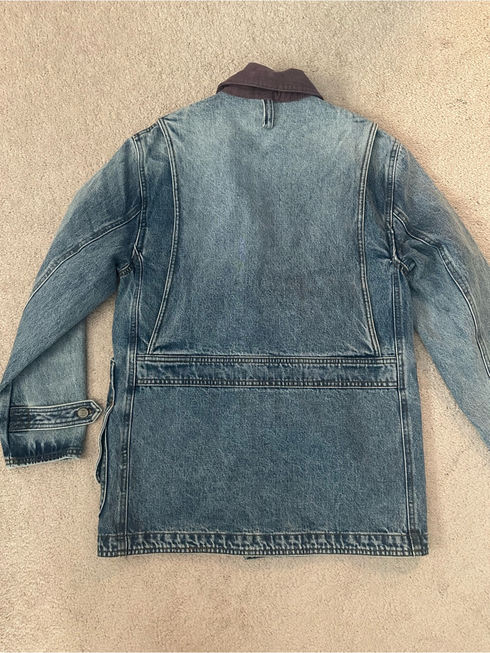 NWT J.Crew Relaxed Barn Jacket in denim XXS - Picture 4 of 4
